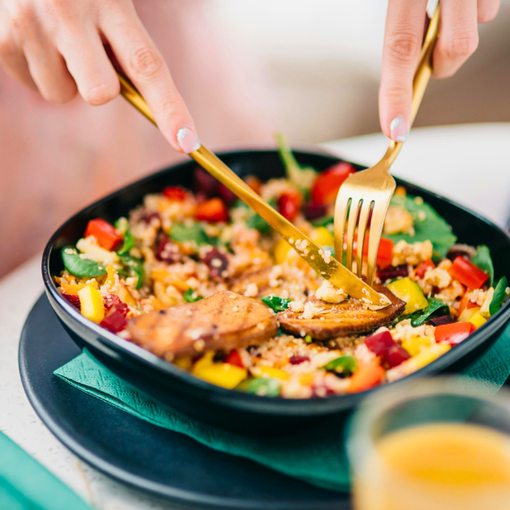 prueba para alimentarse saludablemente